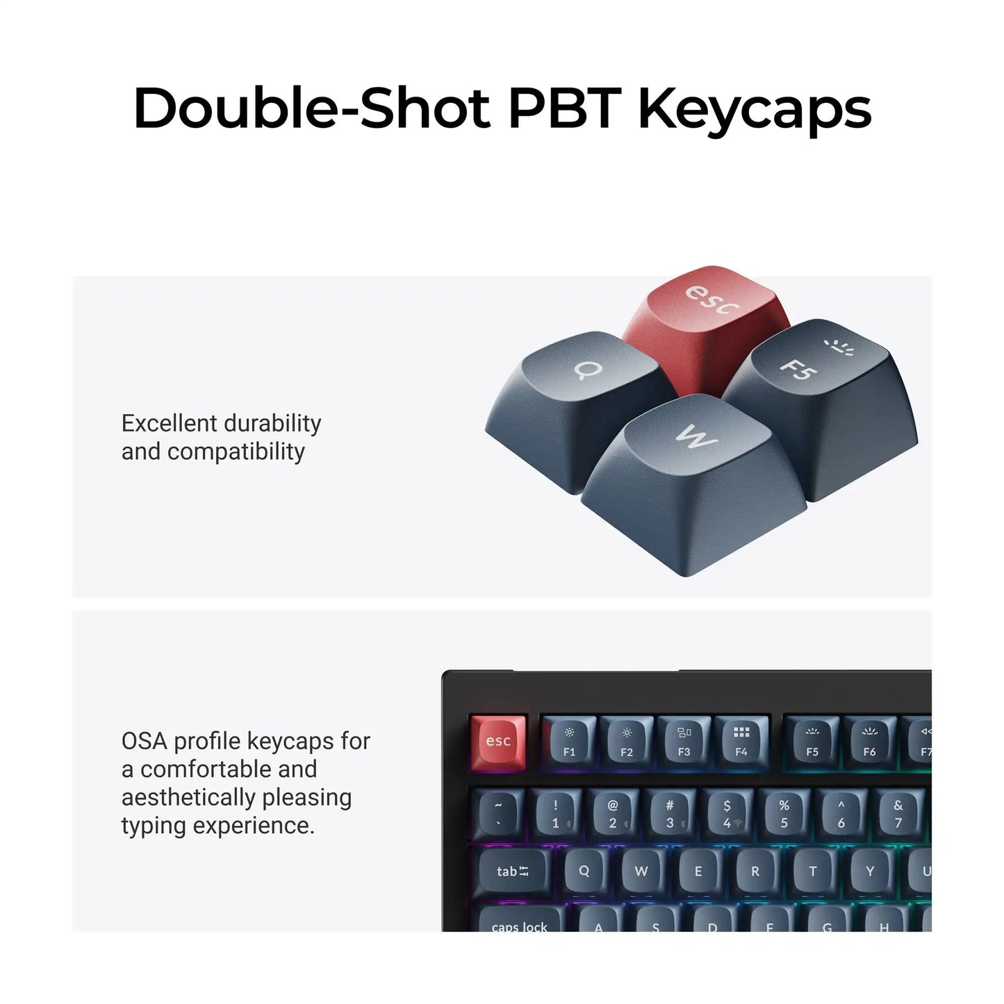 Keychron V5 Max QMK/VIA Wireless Custom Mechanical Keyboard RGB Backlight Jupiter Switch Double-Shot PBT Keycaps