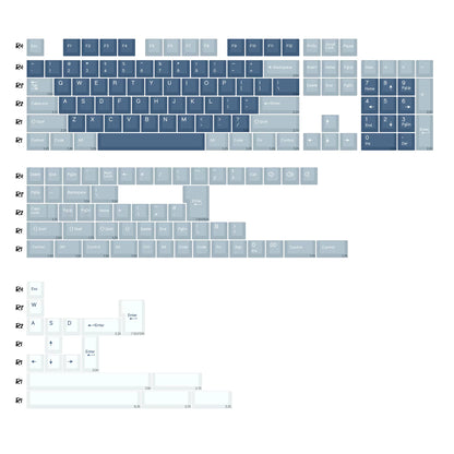 GMK Marrsgreen Keycap Retro PBT ISO Double Shot Cherry Profile Keycaps for MX Switches Mechanical Gaming Keyboard Key Caps