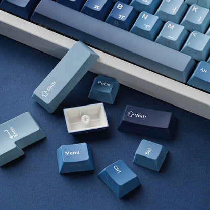 Korean Russian Japanese Spanish French German Keycap 130 Cherry Profile Double Print Backlight Key Cap Mechanical Keyboard AJAZZ