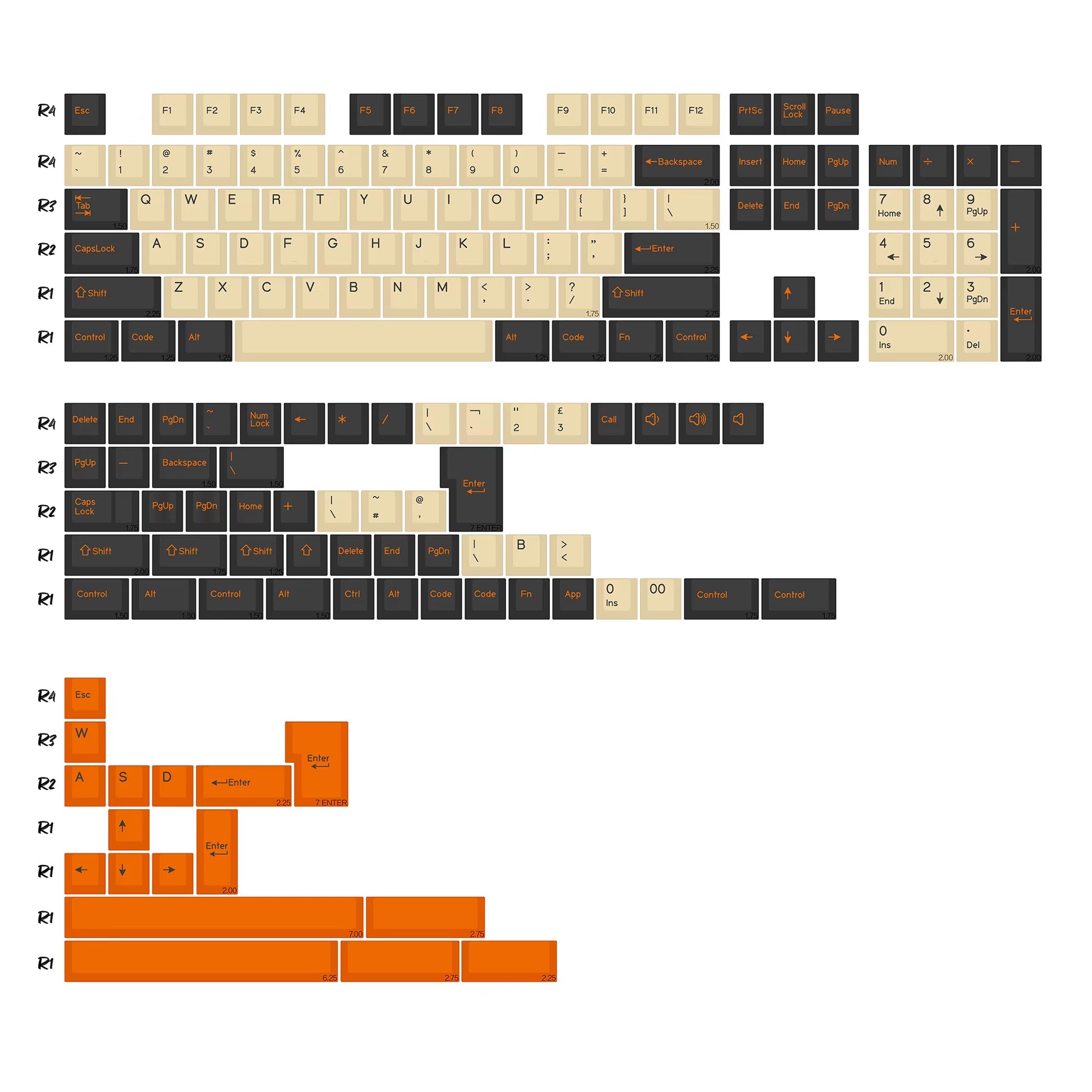 GMK Marrsgreen Keycap Retro PBT ISO Double Shot Cherry Profile Keycaps for MX Switches Mechanical Gaming Keyboard Key Caps