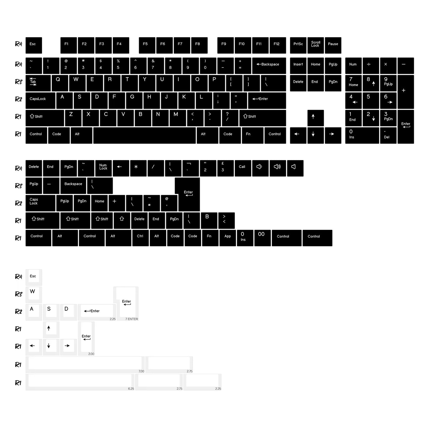 GMK Marrsgreen Keycap Retro PBT ISO Double Shot Cherry Profile Keycaps for MX Switches Mechanical Gaming Keyboard Key Caps