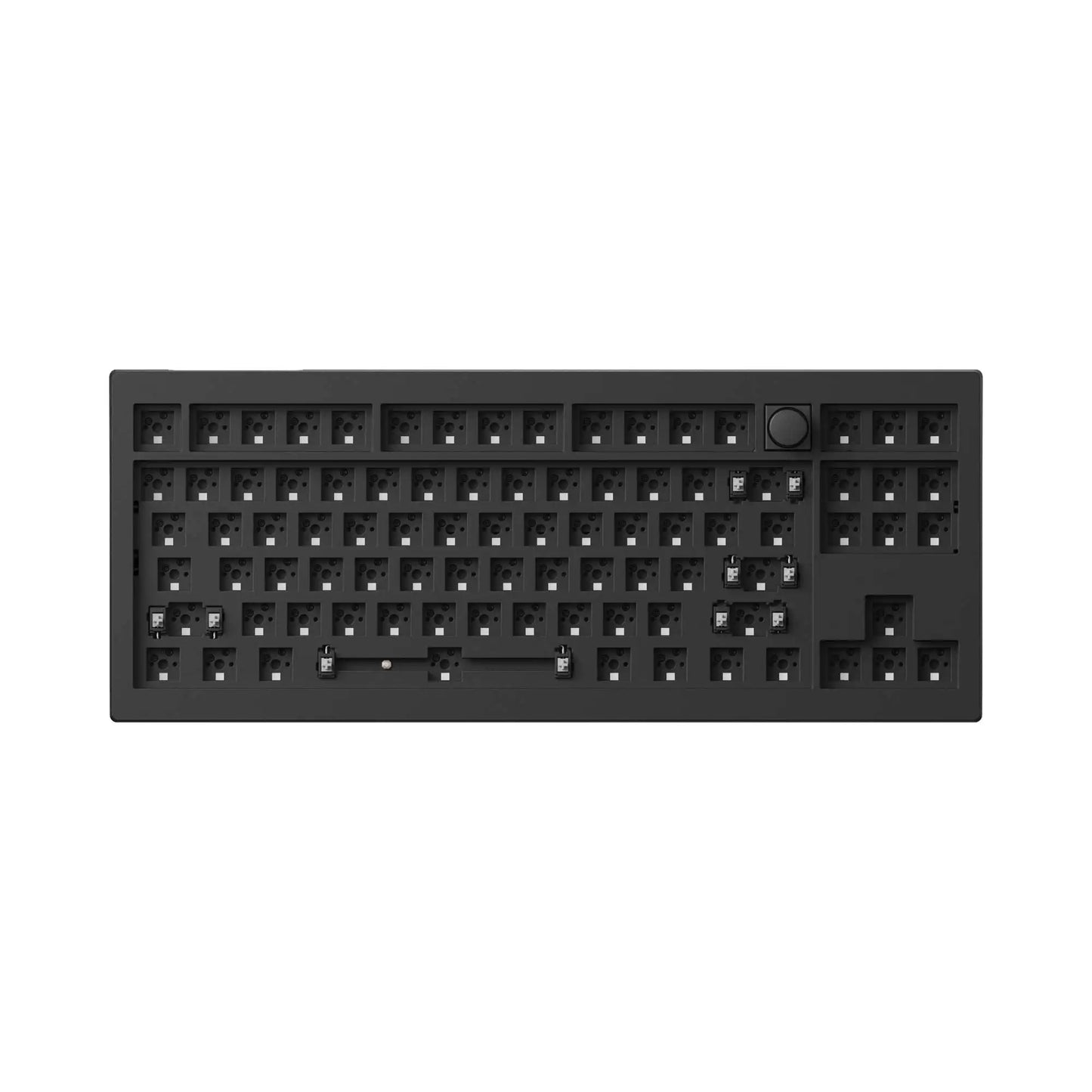 V3 Max Barebone Knob Version QMK/VIA Wireless Custom Mechanical Keyboard RGB Backlight Hot-Swappable