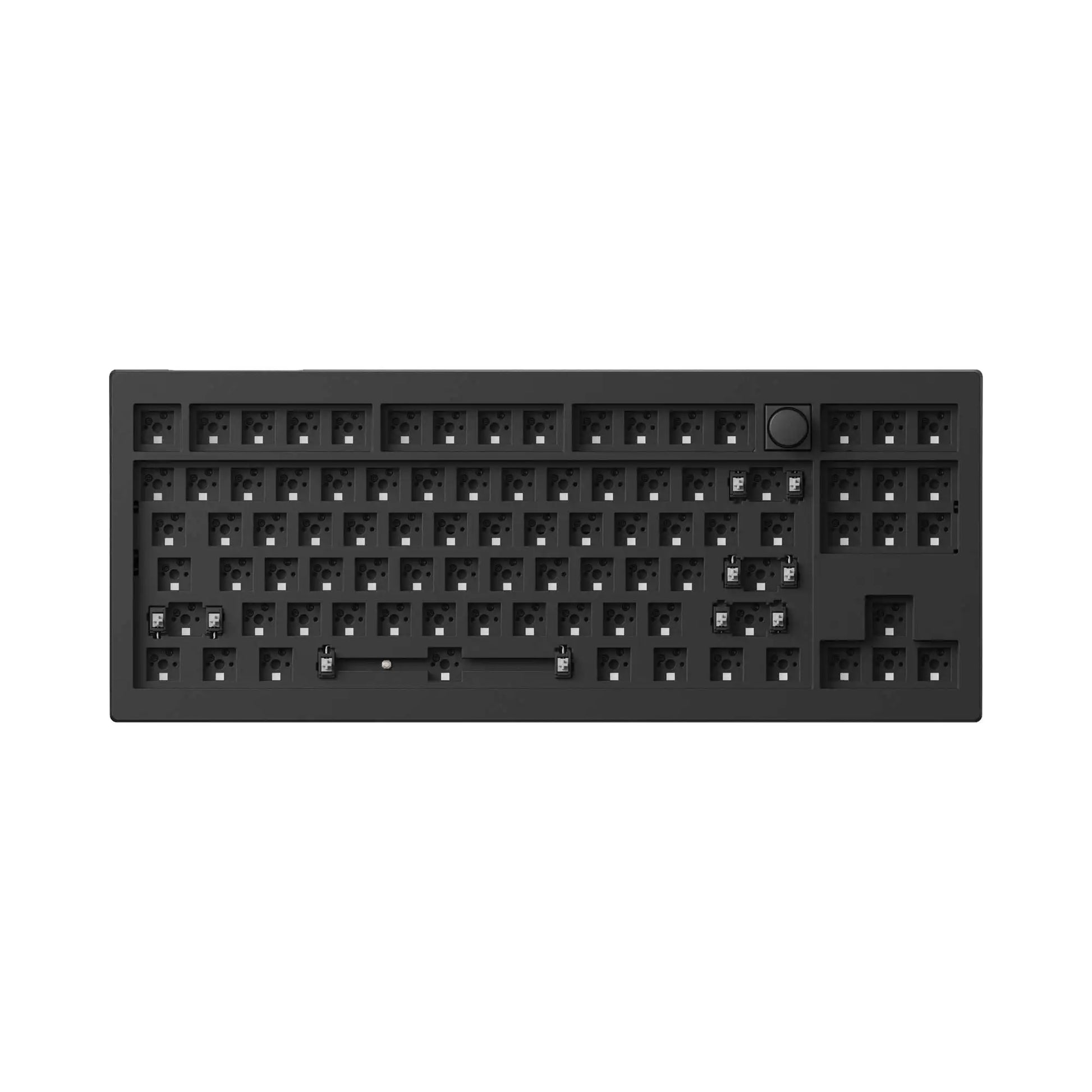 V3 Max Barebone Knob Version QMK/VIA Wireless Custom Mechanical Keyboard RGB Backlight Hot-Swappable