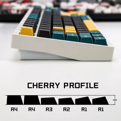 GMK Marrsgreen Keycap Retro PBT ISO Double Shot Cherry Profile Keycaps for MX Switches Mechanical Gaming Keyboard Key Caps