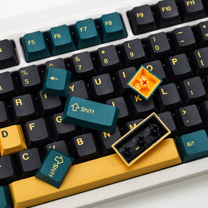 GMK Marrsgreen Keycap Retro PBT ISO Double Shot Cherry Profile Keycaps for MX Switches Mechanical Gaming Keyboard Key Caps