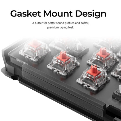 Keychron V5 Max QMK/VIA Wireless Custom Mechanical Keyboard RGB Backlight  Jupiter Switch Double-Shot PBT Keycaps